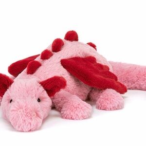 NWT Jellycat Heart Dragon Plush